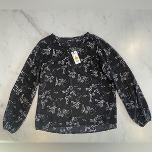 Cruel Denim Saddle Print Top - brand new